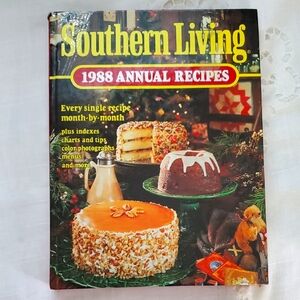 🦜 2/$10 Vintage Southern Living 1988 Annual Recipes .